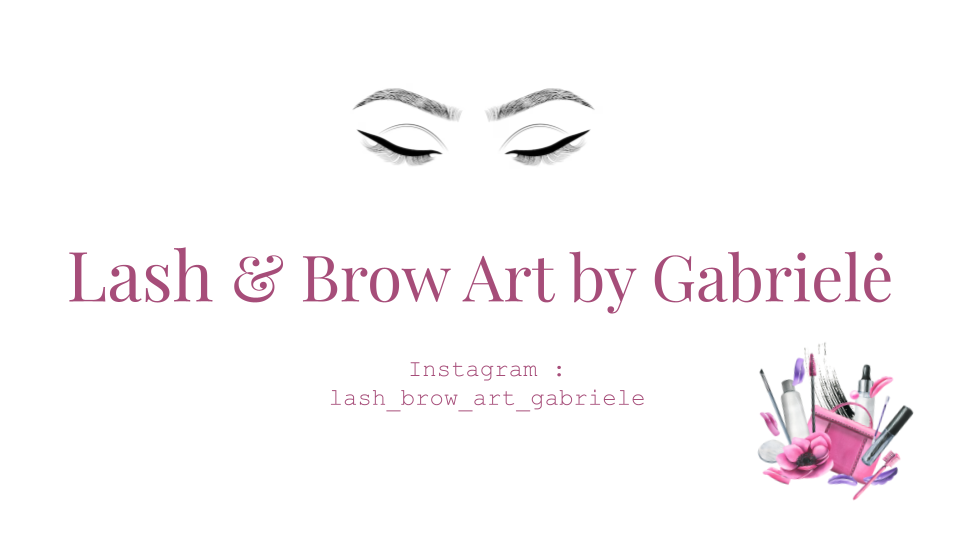 Logo Lash & Brow Art by Gabrielė